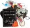 Wedding Photo Booth Props with 8 x 10-Inch Sign, 45 Adhesive Pads, 35 Wooden Sticks - Signs for Wedding Backdrop and Selfie Station